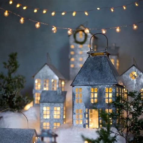 galvanized metal christmas houses|Where to Buy Galvanized Christmas Village .